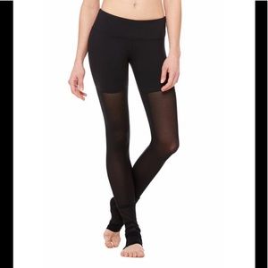 Alo mesh goddess leggings black size S